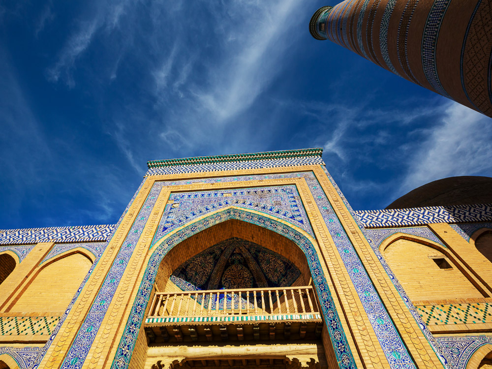 Ancient city of Khiva, Uzbekistan. UNESCO World Heritage