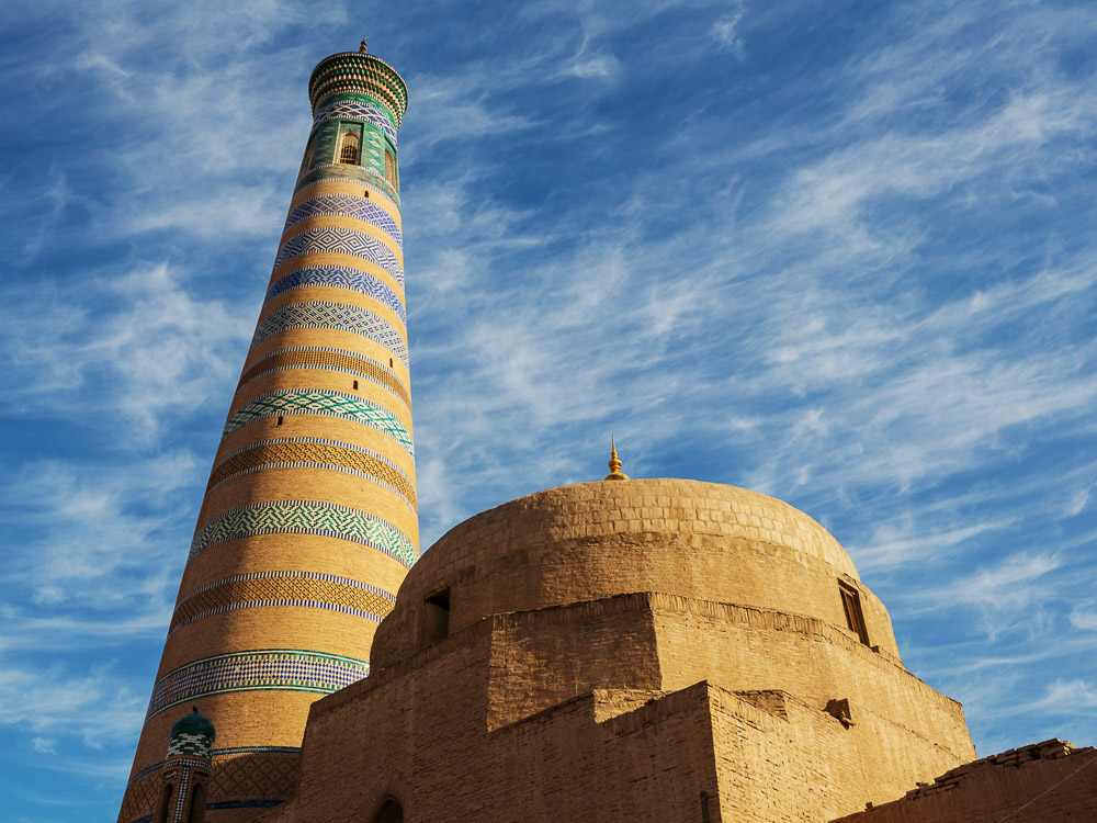 Ancient city of Khiva, Uzbekistan. UNESCO World Heritage