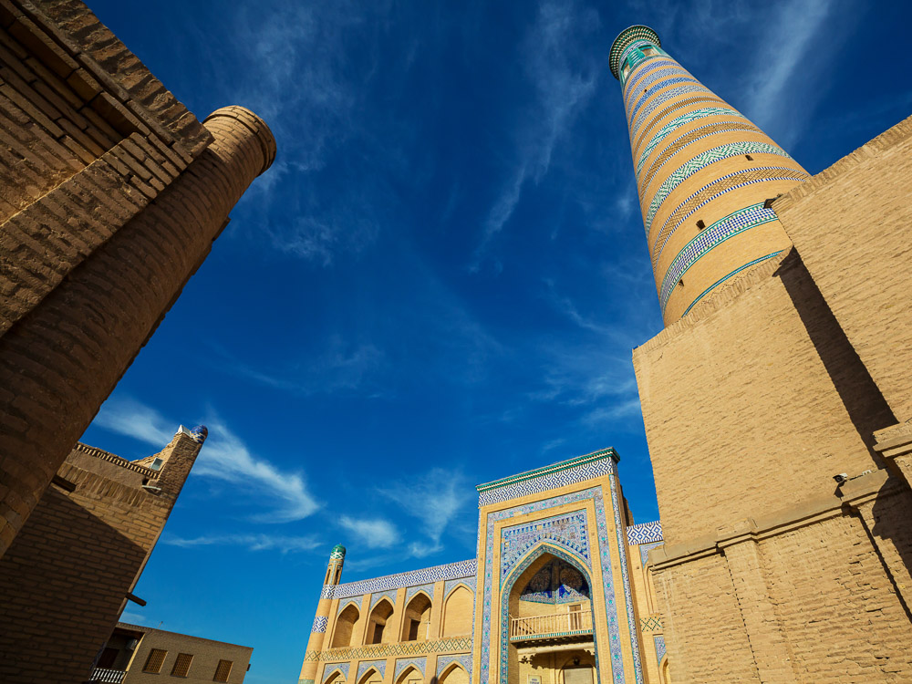 Ancient city of Khiva, Uzbekistan. UNESCO World Heritage