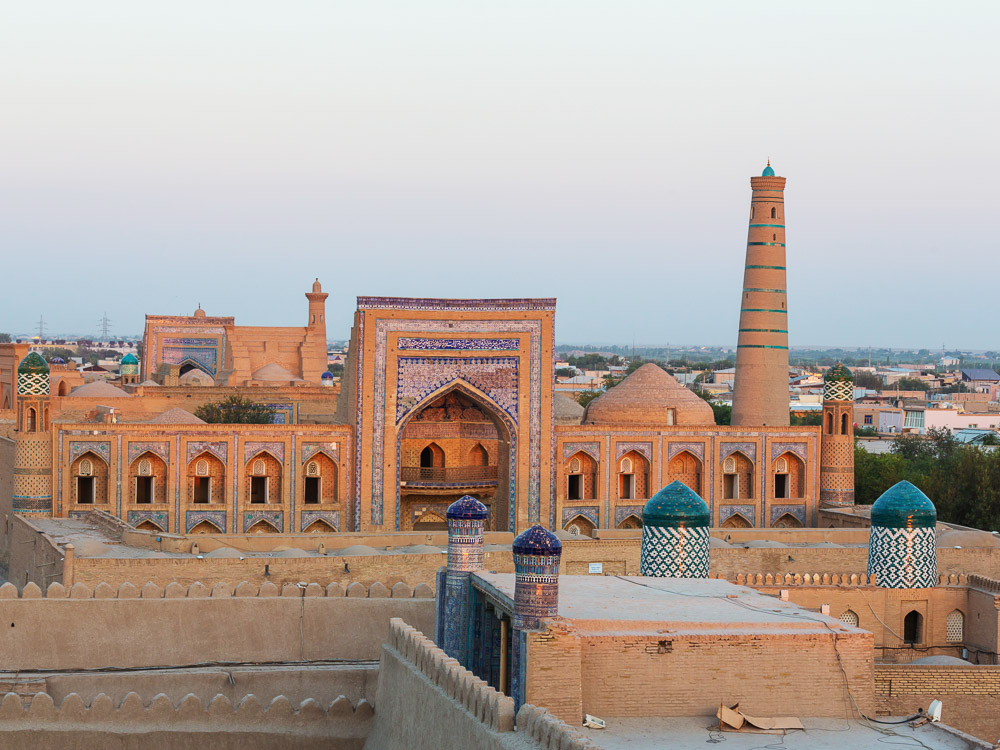 Ancient city of Khiva, Uzbekistan. UNESCO World Heritage