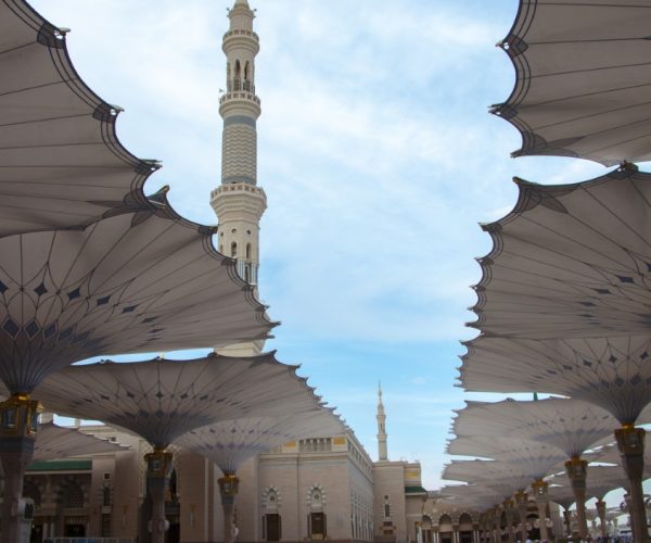 Medina / Saudi Arabia - 11 May 2017: Prophet Mohammed Mosque, Al Masjid an Nabawi